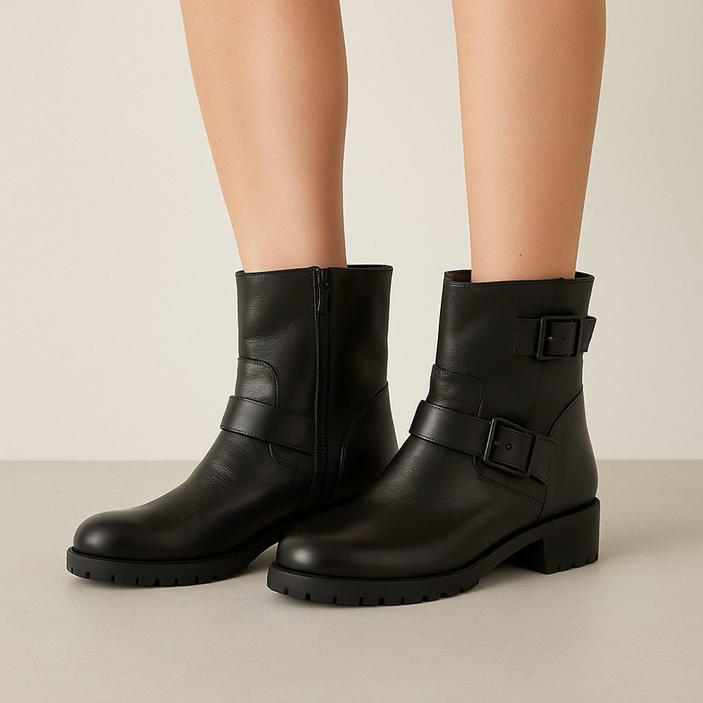 Michael Kors Jet Set Size 7 Black Ankle Bootie